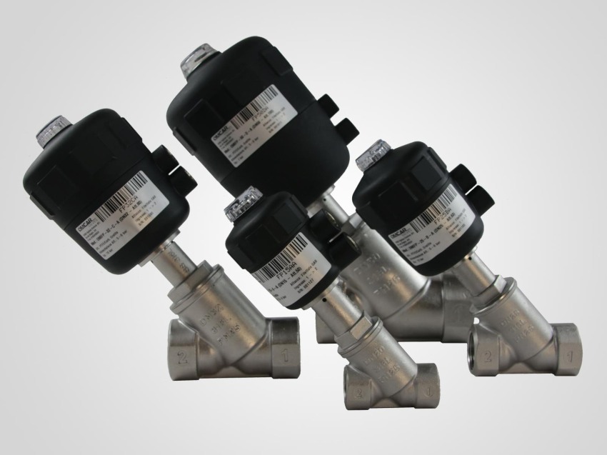 OMIFP: Valvole Y con corpo INOX e attuatore PTFE