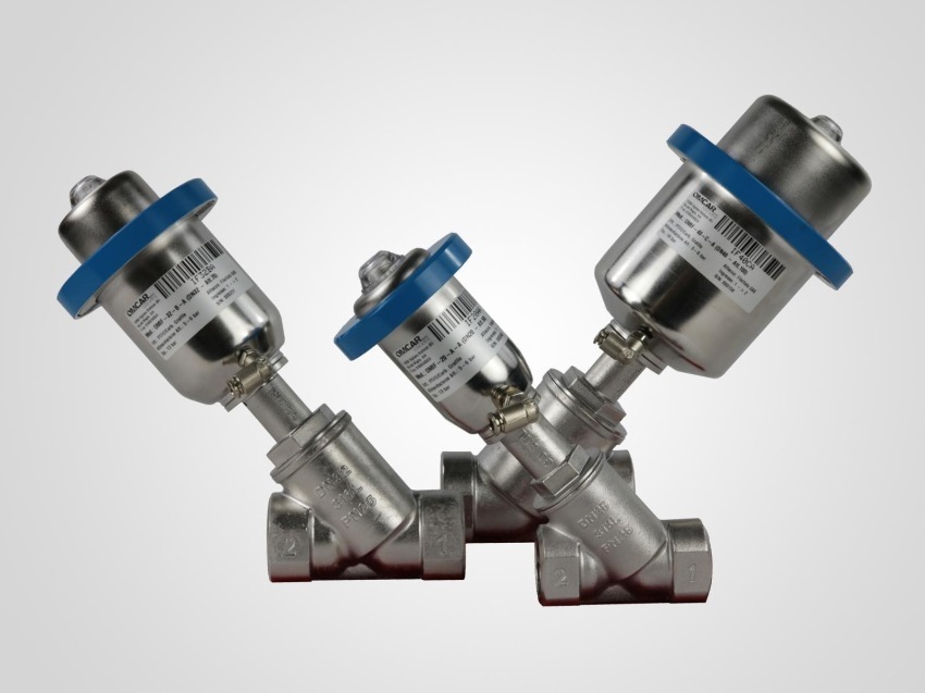 OMIF: Valvole Y con corpo e attuatore INOX